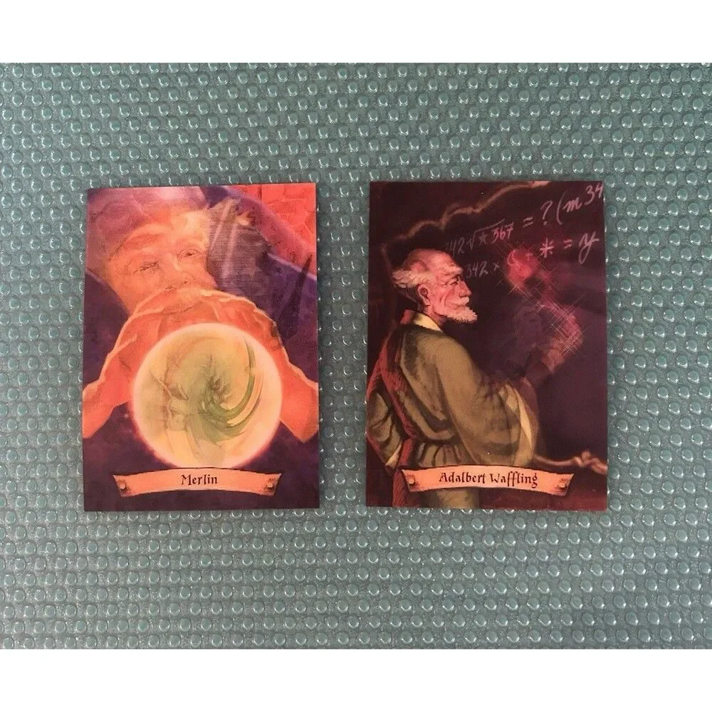 Lot of Vintage‎ Harry Potter Uno Game, Trading Cards, Ink Pad, Toy Books 2001